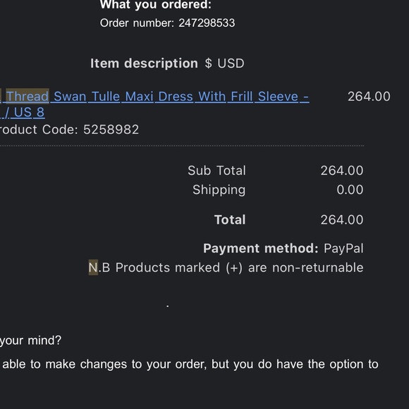 Lavender needle&thread dress size 8 - Picture 7 of 7